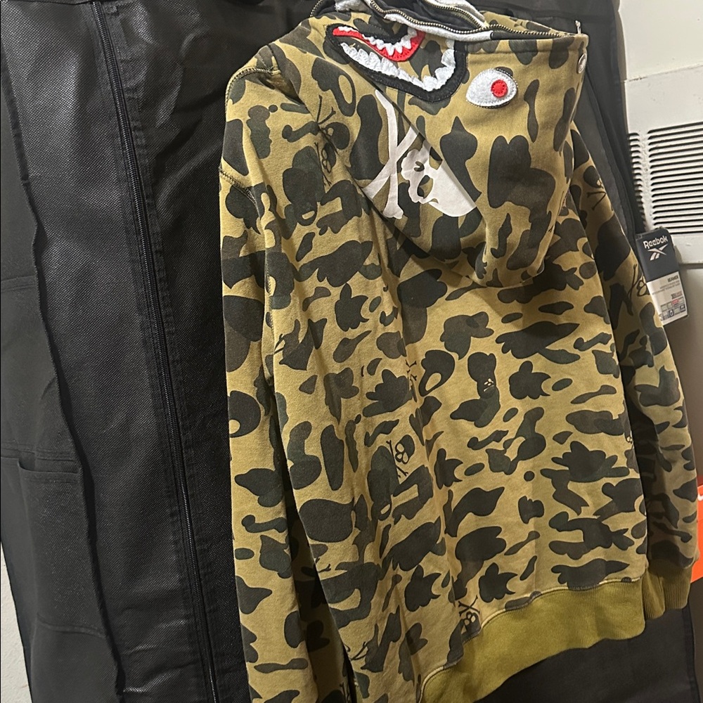 Bape Camo Zip Up Sweater